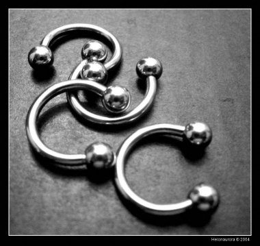 u-shaped piercing barbells