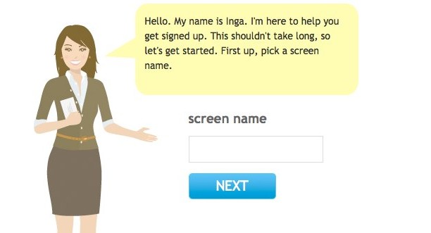 Inga, the bot who helps you to create an OkCupid profile