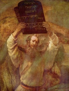 Rembrandt Harmensz van Rijn's depiction of Moses