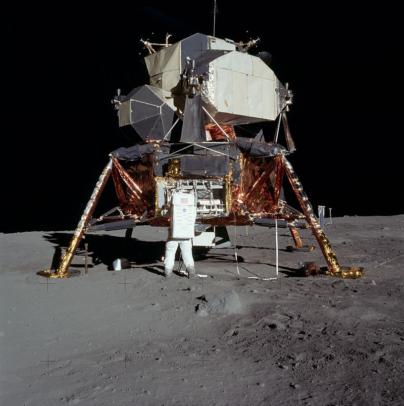 Apollo 11 mission on moon