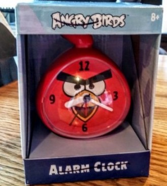 Angry birds alarm clock