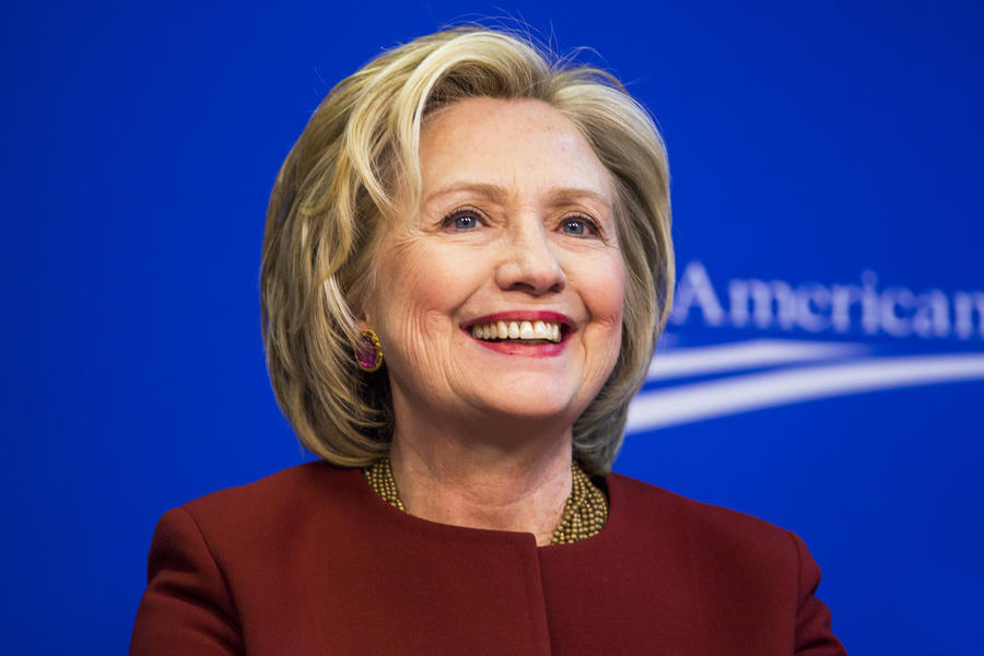 Presidential candidate Hillary Clinton