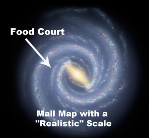 Food Court Milky Way mall map