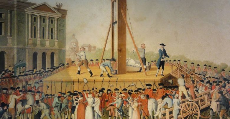 The execution of Marie Antoinette