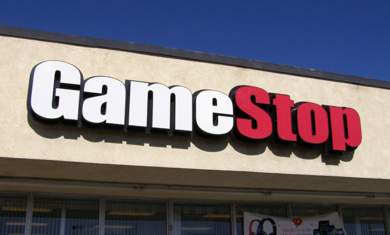 "GameStop" store sign
